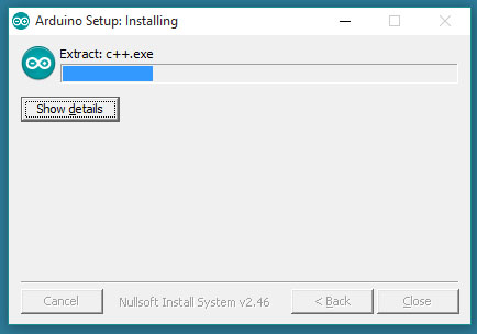 arduino ide install files